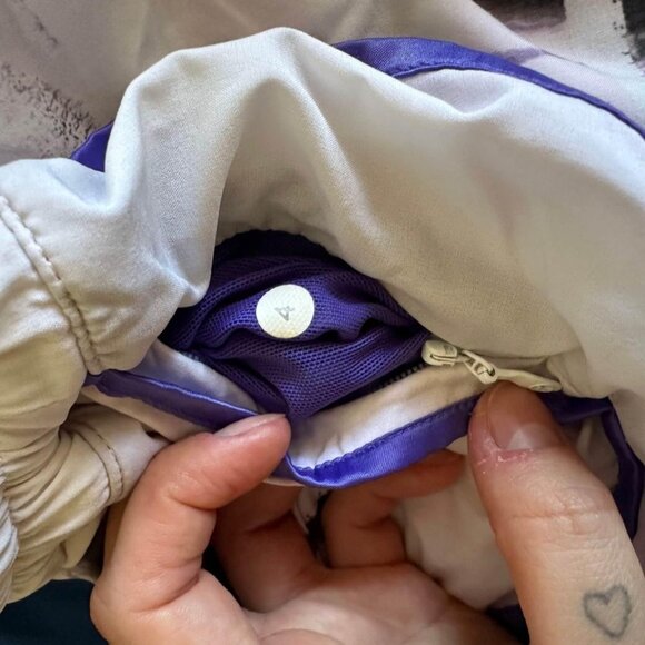 Lululemon Super Squad Short Sunset Stripe Blush Quartz Multi/White/Iris Flower 4 - Picture 5 of 5